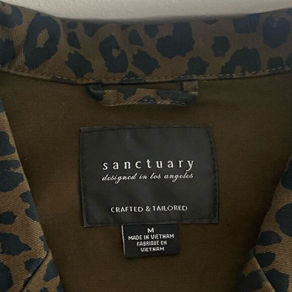 Sanctuary Brown & Black Leopard Print Button-Up Jacket | shacket - Picture 5 of 10